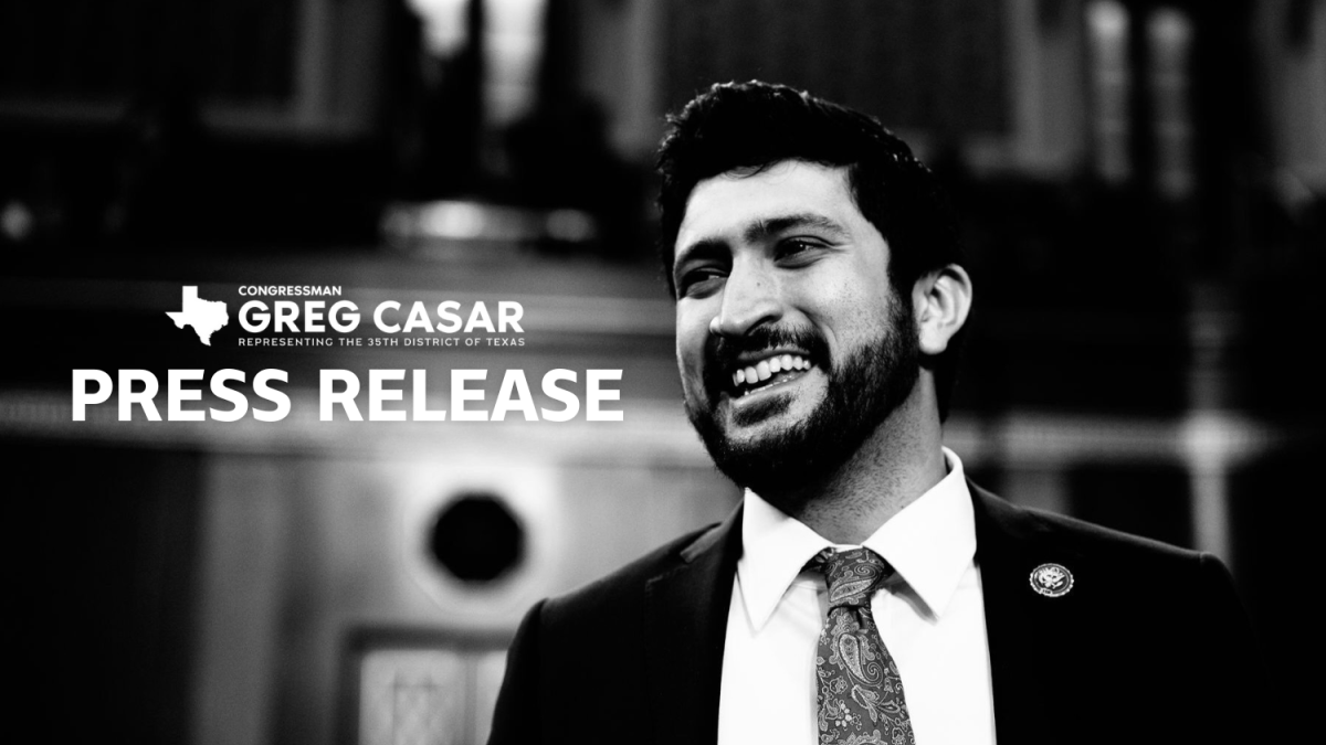 Greg Casar Press Release (photo of Casar smiling)