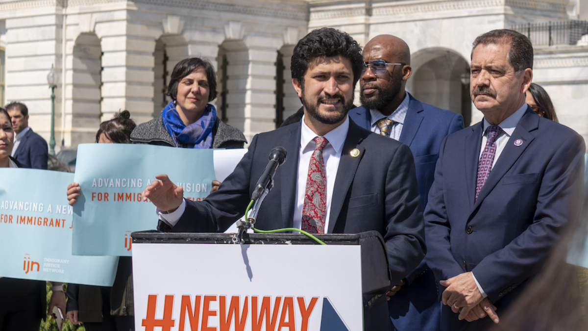 Congressman Casar with Congressman Chuy Garcia