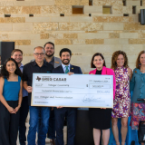 Congressman Greg Casar poses with the Hemisfair team
